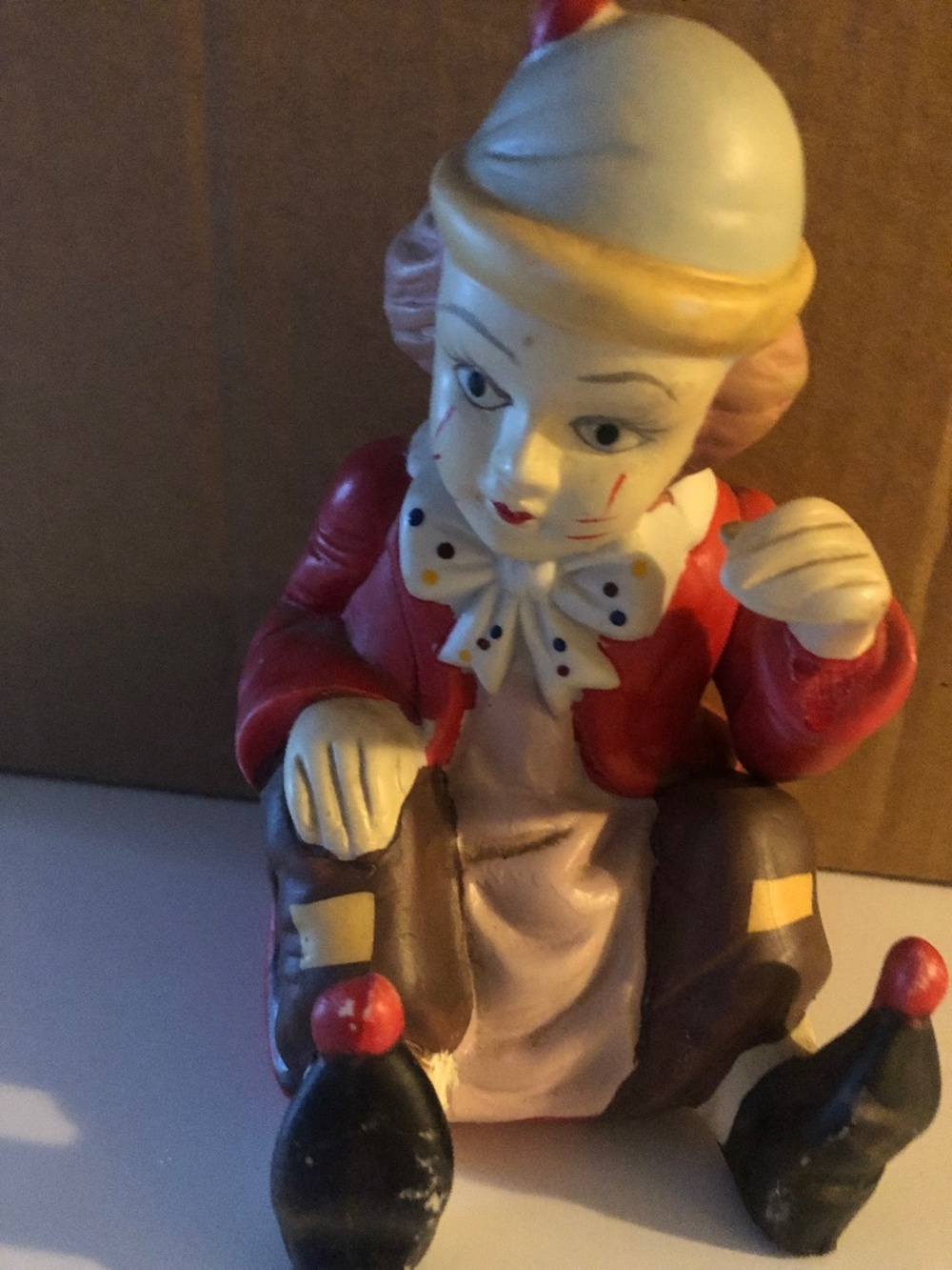 Vintage clown figure